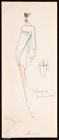 Karl Lagerfeld Fashion Drawing - Sold for $1,300 on 04-18-2019 (Lot 117).jpg